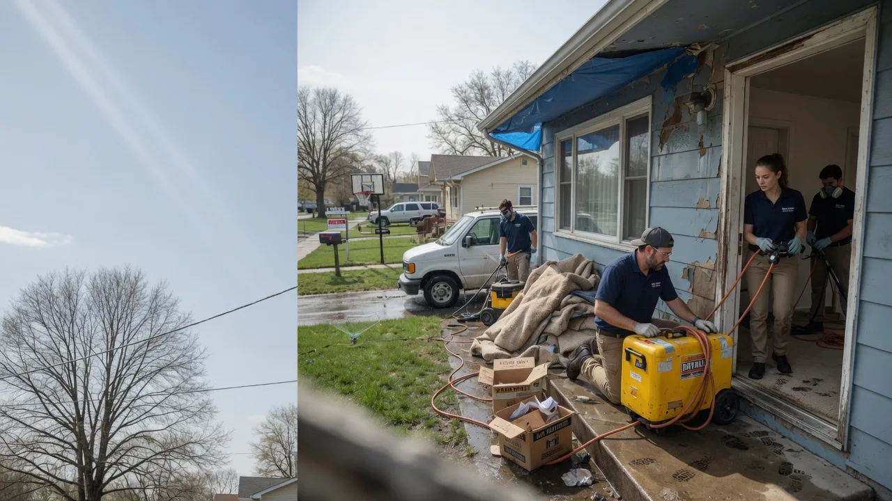 Basement Flood Cleanup in Amherst, WI near me